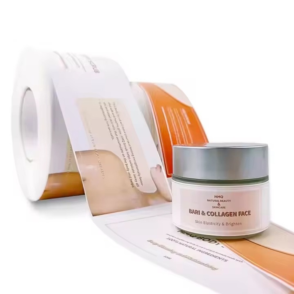 Luxury Skincare Logo - ملصقات فينيل فاخرة مخصصة | طباعة