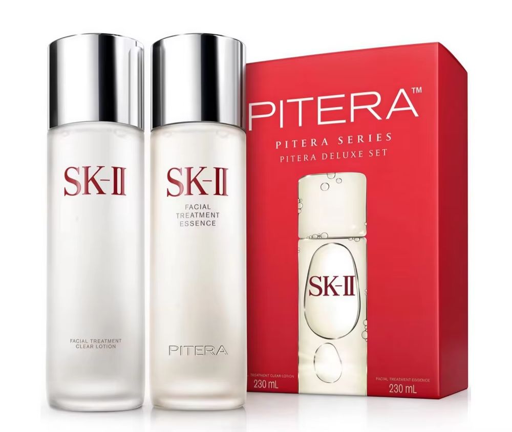 Luxury Skincare Toner - مجموعة SK-II لعلاج الوجه ومجموعة ثنائية