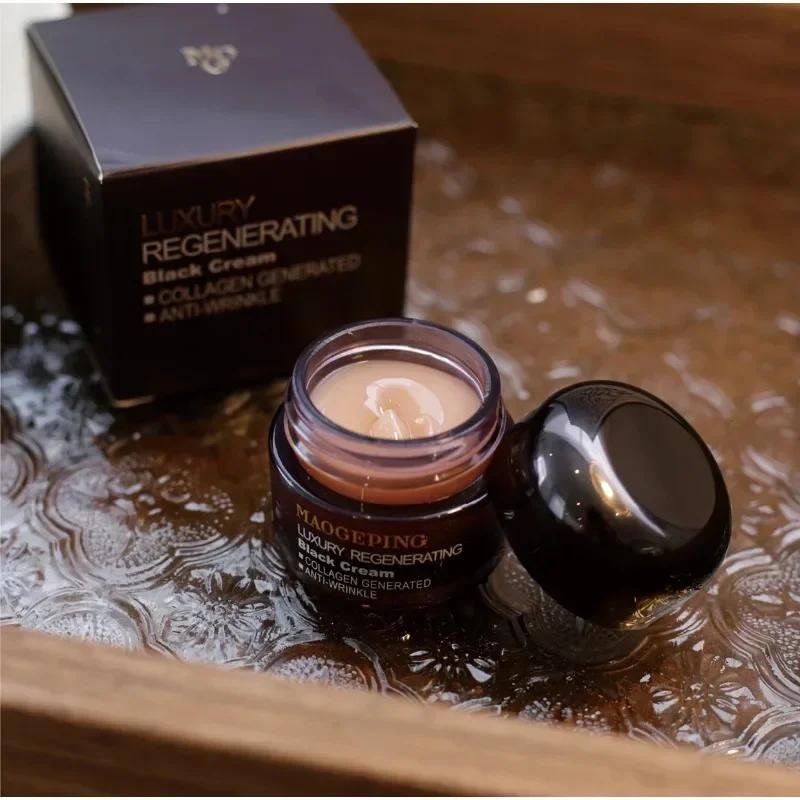 كريم أسود فاخر أصلي من MAOGEPI - مراجعة Luxury Skincare Anti Aging وسعره