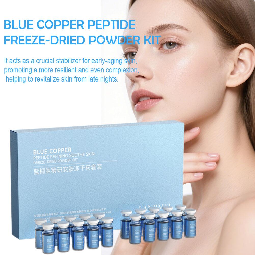 مجموعة مسحوق ببتيد النحاس الأز - مراجعة Oligopeptide Wrinkle وسعره