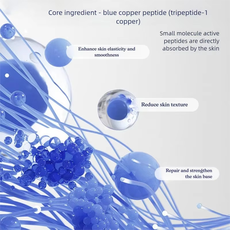 مسحوق ببتيد النحاس الأزرق GHK- - مراجعة Oligopeptide Wrinkle وسعره